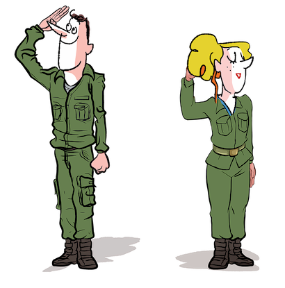 Militaire homme femme