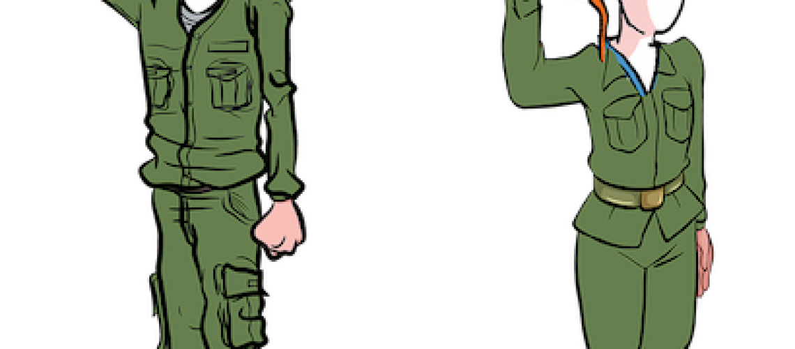 Militaires Militaire homme femme